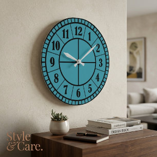 Moderne Ronde Acryl Wandklok 27,31 cm Grote Klok