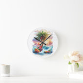 Moderne ronde acryl wandklok klok (Huis)