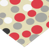 Moderne Rood en Zwart Tafelloper (Hoek)