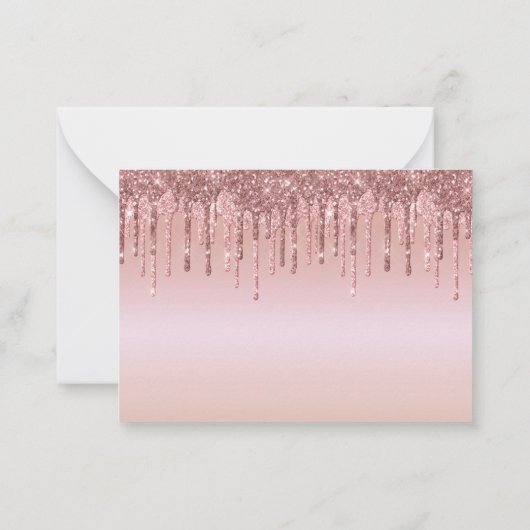 Moderne roodbruine baby shower dankzij Nee Notitiekaartje (Achterkant)