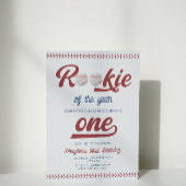 Moderne Rookie van het Jaar Honkbal Verjaardag Kaart