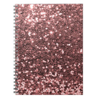 Moderne Roos Gold Faux Glitter Print