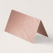 Moderne Roos Gold Foto Hartelijk dank Visitekaartjes (Achterkant)