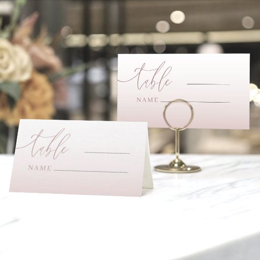 Moderne Roos Gold gradiënt bruiloft