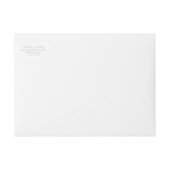 Moderne Roos Gold Script Wedding (Voorkant)