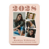 Moderne Roos Roze Afstuderen van het Manuscript Co Magneet (Verticaal)