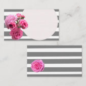 Moderne Roos Summer Romance Visitekaartje (Voorkant / Achterkant)