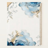 Moderne Rose Floral Design Jour Planificateur (Dos)