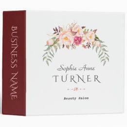 Moderne roze bloemen Business Branding 2" Multomap