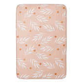 Moderne roze bloemenpatroon badmat (Voorkant Verticaal)