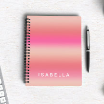 Moderne Roze Blush Roos Ombre Gradiënt Persoonlijk