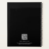 Moderne Roze Bobby Pins Haar Stylist Afspraken Planner (Achterkant)