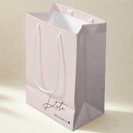 Moderne Roze Bruidsmeisje Voorstel Cadeautas