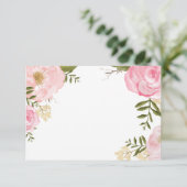 Moderne  roze bruine Kaart (Staand voorkant)