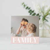 Moderne roze bundelroze fotocadeau (Staand voorkant)