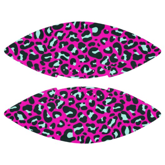 Moderne Roze Cheetah Leopard Dierenprint American Football (Panelen)