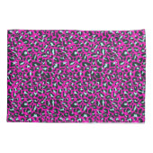 Moderne Roze Cheetah Leopard Dierenprint Kussensloop (Achterkant)