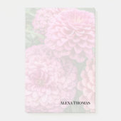 Moderne Roze Dahlias Post-it® Notes (Voorkant)