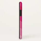 Moderne Roze Diagonale Streep Gepersonaliseerde Case-Mate iPhone Case (Achterkant / rechts)