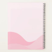 Moderne roze digitale planner met aangepaste naam (Achterkant)