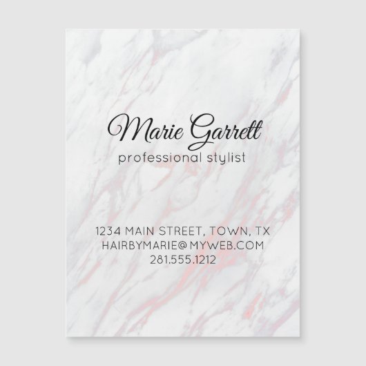 Moderne roze en grijze marmer (Voorkant)