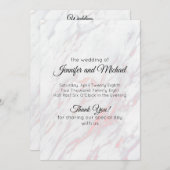 Moderne roze en grijze marmer programma (Voorkant / Achterkant)