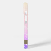Moderne Roze Flamingo Glitter Bokeh Case-Mate iPhone Case (Achterkant / Links)