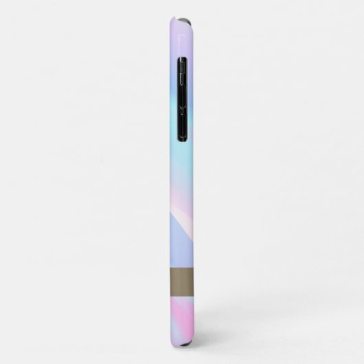 Moderne roze flamingo Holographic Abstract Case-Mate iPhone Case (Achterkant/links)