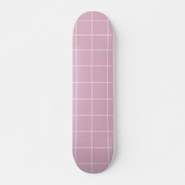 Moderne roze geometrisch eenvoudig skateboard