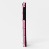 Moderne roze geometrische vormen volume 3D Naam Case-Mate iPhone Case (Achterkant/links)