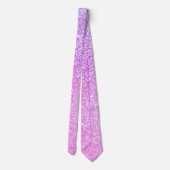 Moderne roze glitter Sparkles Gift Stropdas (Achterkant)