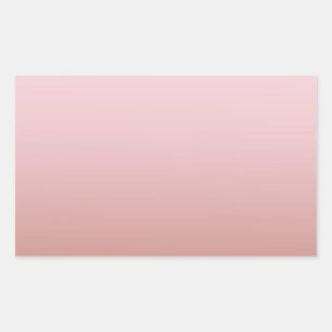 Moderne Roze Gouden Blanco Sjabloon Voeg Uw Tekst Rechthoekige Sticker