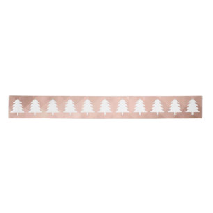 Moderne roze gouden kerstboom vakantie luxe lint