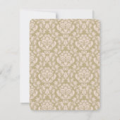 Moderne Roze Gouden Script Tafelnummer Bruiloft (Achterkant)