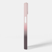 Moderne Roze Gradiënt Aangepaste Naam Monogram Case-Mate iPhone Case (Achterkant / Rechts)