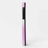 Moderne Roze Gradiënt Monogram Naam Case-Mate iPhone Case (Achterkant/links)