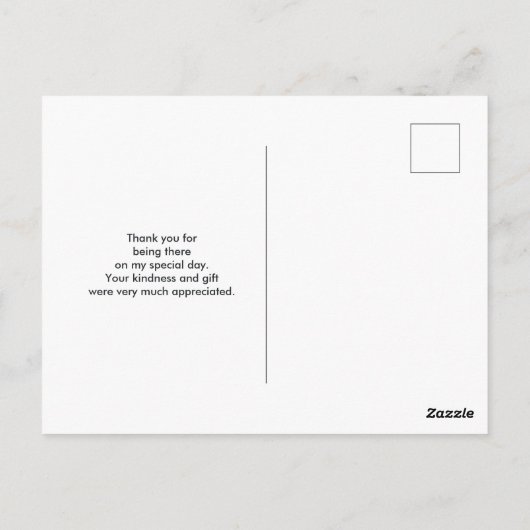 Moderne Roze & Groene Succulente Waterverf Dank u Briefkaart (Achterkant)