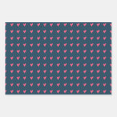 Moderne roze handleiding inpakpapier vel (Voorkant)