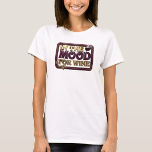 Moderne Roze IN DE STEMMING VOOR WIJN Statement T- T-shirt