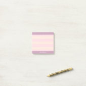 Moderne roze Kantoor leraar mam-student Post-it® Notes (Op bureau)