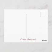 Moderne roze koraal botanisch bedankt briefkaart (Achterkant)