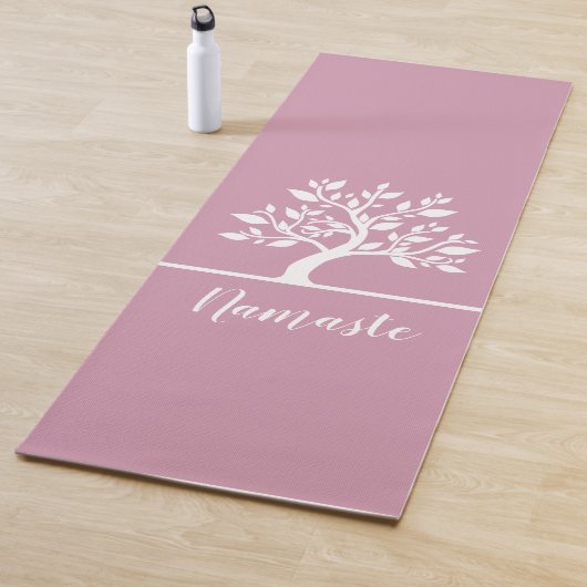 Moderne roze legant Classy Tree YOGA-instructeur Yogamat (In situ)