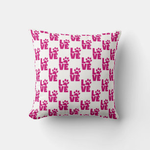 Moderne Roze "LOVE" Patroon Dekbed - Romantisch Kussen