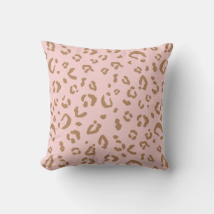 Moderne Roze Luipaard Abstracte Cheeta Vlekken Pat Kussen