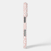 Moderne roze luipaard dierprintpatroon Case-Mate iPhone case (Achterkant / Rechts)