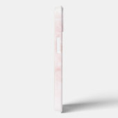 Moderne roze marmer grootwinkelMonogram Case-Mate iPhone Case (Achterkant / Rechts)