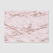 Moderne roze marmer Roos Gold Glitter Wedding Tissuepapier (Voorkant)