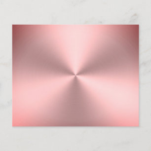 Moderne roze metalen blik flyer