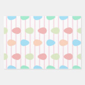 Moderne roze mode Paasset van 3 Inpakpapier Vel (Voorkant)