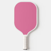 Moderne Roze Monogram Initiaal Pickleball Paddle (Achterkant)